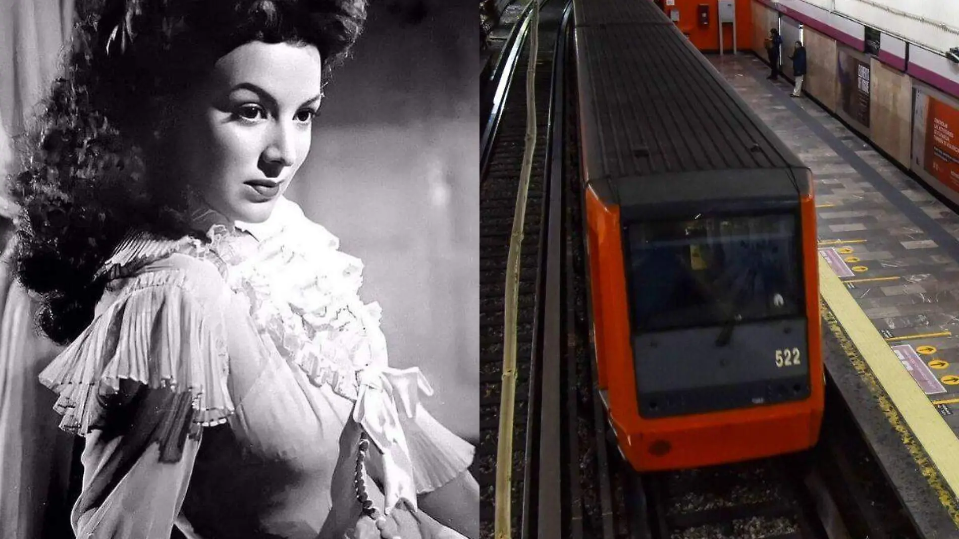 El metro de la CDMX fue un regalo para María Félix